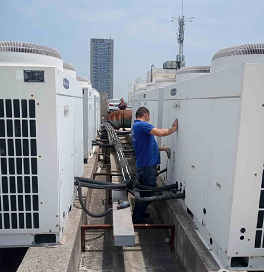 珠海中央空调制热和不制冷系统维修方法